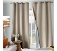 ED ENJOY HOME Oxford Coll Thermal Blackout Curtain, Eyelets