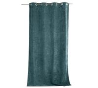 ED ENJOY HOME Thermal Blackout Curtain with Eyelets, Duck Egg Blue, 140 x 260 cm, 100% Polyester, Velour, Fleece Lining, Velvet Collection