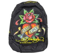 Ed Hardy Black Backpack Eternal Love Kids Bag