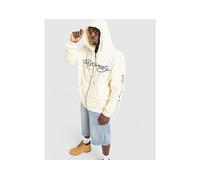 Ed Hardy Fade Tattoo Full Zip Hoodie - Cream - Mens XXL