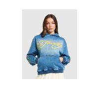 Ed Hardy Phoenix Denim Hoodie - Blue - Womens S