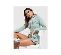 Ed Hardy Tattoo Full Zip Crop Hoodie - Green - Womens XS