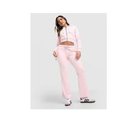 Ed Hardy Thorns Diamante Velour Joggers - Pink - Womens L