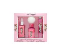 Ed Hardy Women Gift Set 100ml Body Mist + 50ml Body Wash + 50ml Body Lotion + 75g Bath Fizz