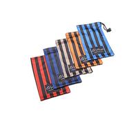 Ed Hicks 5* Striped Soft Glasses Case Pouch, Sunglasses Case and Travel Storage Pouch - Slips into your Pocket when out and about so that you've always got Glasses Protection to hand