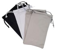 Ed Hicks 6* Microfibre Soft Sunglasses Case Pouch Gadgets Cleaning & Storage Pouch Slip in Glasses Eyeglasses Case Bag - 6 Pack