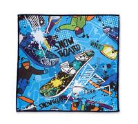 Ed Hicks | Gift for Snowboarders | Snowboard Skiing Themed XL Premium Microfibre Goggles and Sunglasses Cleaning Cloth 30x30cm for Cleaner Glasses as well as TV Screens,⭆ Anti-static⭆ Non-Scratch