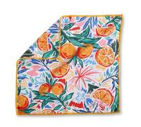 Ed Hicks | Gift for Sunshine Lovers | Mediterranean Orange Theme XL Premium Microfibre TV Screen and Glasses Cleaning Cloth 30x30cm for Cleaner TV Screens, Tablets, Laptops⭆ Anti-static⭆ Non-Scratch