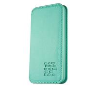 Ed Hicks iPhone SE 2020-2022 Leather Flip Case - iPhone 7 Slim Case - iPhone 8 Flip Cover - Unbreakable Shockproof Phone Holder- Genuine Leather - Turquoise Blue