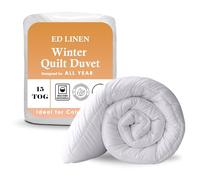 ED LINEN DOUBLE Size 15 Tog Winter Duvet - Extra Warm Thick Quilt Anti-Allergy Comforter for Cold Nights Machine Washable Comforter