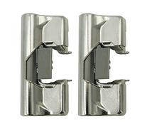 ED Ltd. Set of 2 Add On Soft Close Cabinet Hinge Adaptor 110° Cupboard Door Click Slide for Lama Salice Hinges