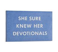 Ed Ruscha She Does Know What She Believes Canvas Printing Famous Paintings, Wall Art Posters, Decorative Hanging Pictures Canvas Wall Art Prints Poster Photo Picture Painting Posters Room Decor 08x12i