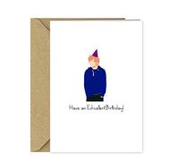 Ed Sheeran Birthday Card - Have an Ed-cellent Birthday! Funny Pop Music Birthday Card for her/him