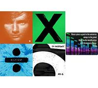 Ed Sheeran: Complete Studio Album Discography with Bonus Art Card (No. 6 Collaboration Project / Divide and More)