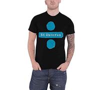 Ed Sheeran EDTS01MB02 T-Shirt, Black, Medium