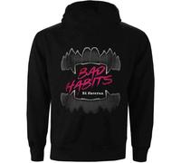 Ed Sheeran Hoodie Bad Habits Logo Official Mens Black Pullover XL