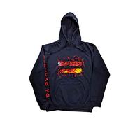 Ed Sheeran Hoodie Equals Logo Official Unisex Navy Blue Pullover S