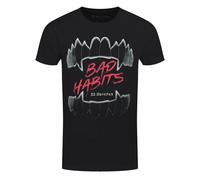 Ed Sheeran Men's Bad Habits T-Shirt in Black | Size: 2XL Ed Sheeran Black 2XL