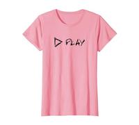 Ed Sheeran Official Amazon Exclusive Play T-Shirt, Women, Pink, X-Large