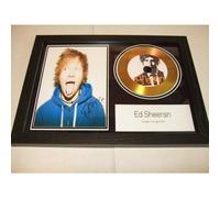 ed sheeran signed disc display