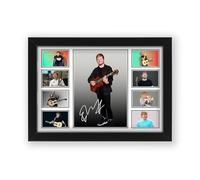 Ed Sheeran Signed Poster Print - Limited Edition Autograph Fan Gift - Collectible Memorabilia Merchandise (Unframed A3 (30x40cm))