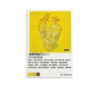Ed Sheeran SubtractPosters for Bedroom Aesthetic Poster Decorative Painting Canvas Wall Art Living Room Posters Bedroom Painting Wall Art DecorUnframe-style24x36inch(60x90cm)
