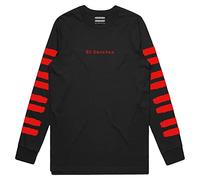 Ed Sheeran T Shirt Equals Logo Official Mens Black Long Sleeve Arm Print L