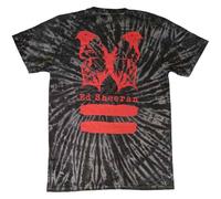 Ed Sheeran T Shirt Red Equals Butterfly Official Unisex Dye Wash Black S