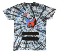 Ed Sheeran Yin and Yang Butterfly Dye Wash T Shirt XXL White