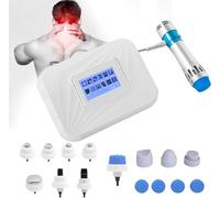 ED Shockwave Therapy Machine, Electromagnetic Shock Wave Machine Professional Deep Tissue Massager with Massage Head, Extracorporeal Handheld Pain Relief Device for Tendonitis, Plantar Fasciitis