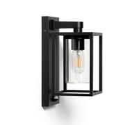 ED:T/ed:t Edit Amelia Outdoor Lantern Wall Light with PIR Sensor Black