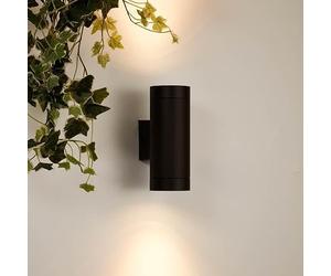 ED:T/ed:t Edit Oakham Outdoor Up & Down Wall Light Black