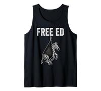 Ed The Zebra Free Ed Funny Captured Escaped Tennessee Zebra Tank Top
