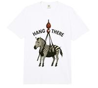 Ed The Zebra Hang in There Comfort Colors Adult Heavyweight T-Shirt