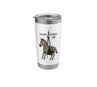 Ed The Zebra Never Forget Ed Stainless Steel Insulated Tumbler