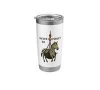 Ed The Zebra Never Forget Ed Stainless Steel Insulated Tumbler