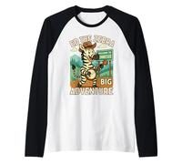 Ed The Zebra Tennessee Runaway Murfreesboro Raglan Baseball Tee