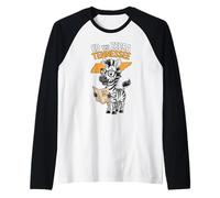 Ed The Zebra Tennessee Runaway Murfreesboro Raglan Baseball Tee