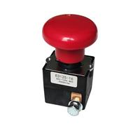 ED125-16 Emergency Stop Mushroom Head Push Button Switches for Pallet Car Pallet Trucks Cart 125A 48V IDGTTLDF