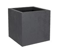 EDA Flower Pot, Anthracite Grey, 29,5 x 29,5 x H.29,5 cm