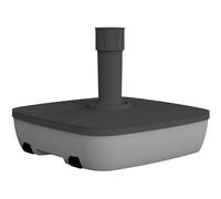 EDA Granite Umbrella Stand 40 kg Fillable Anthracite Square, Stable, with Wheels
