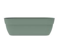 EDA - Osaka Low Planter 38 L - with Reinforcement Metal Bar - 77,3 x 30,7 x H.26 cm - Laurel Green