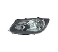 EDA PREMIUM cars Headlight, Headlamp Left 2K5941005C fits VW CADDY 2013-2015 electric, with motor, Chrome, H4, P21W, E