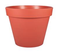 EDA - Round Tuscan Flower Pot Ø 48 cm - Volume 43 L - Ø 47.5 x H.39 cm - Clay Orange