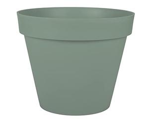 EDA - Round Tuscan Flower Pot, Diameter 48 cm, Volume 43 L, Diameter 47.5 x Height 39 cm, Laurel Green