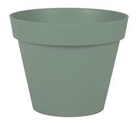 EDA - Round Tuscany Flower Pot Diameter 30 cm - Volume 10 L - Diameter 29.5 x H 24 cm - Laurel Green