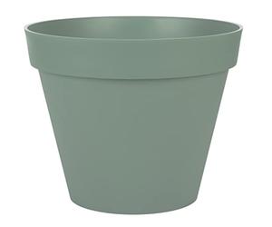 EDA - Round Tuscany Flower Pot Diameter 40 cm - Volume 23 L - Diameter 39.5 x Height 31 cm - Bay Green