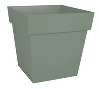 EDA - Tuscany Flower Pot Square 39 cm Volume 38 L 39 x 39 x 39 cm Laurel Green