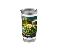 Edamame Soybean Vegan Vegetarian Stainless Steel Insulated Tumbler