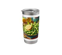 Edamame Soybean Vegan Vegetarian Stainless Steel Insulated Tumbler